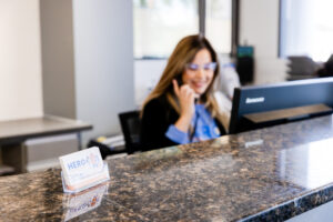 Front desk assistant at our pediatric dentistry in Herndon, HERO Pediatric Dentistry.